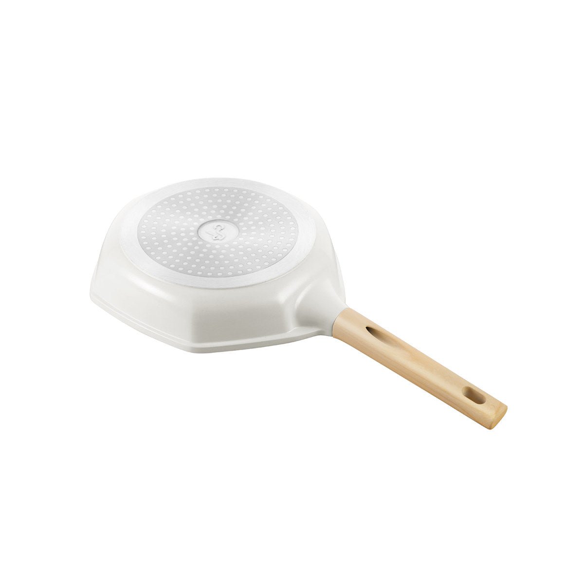 Maple Leaf 24cm White Non-stick Frying Pan - A Touch of Maple Elegance-4