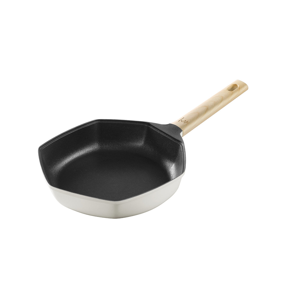 Maple Leaf 24cm White Non-stick Frying Pan - A Touch of Maple Elegance-3