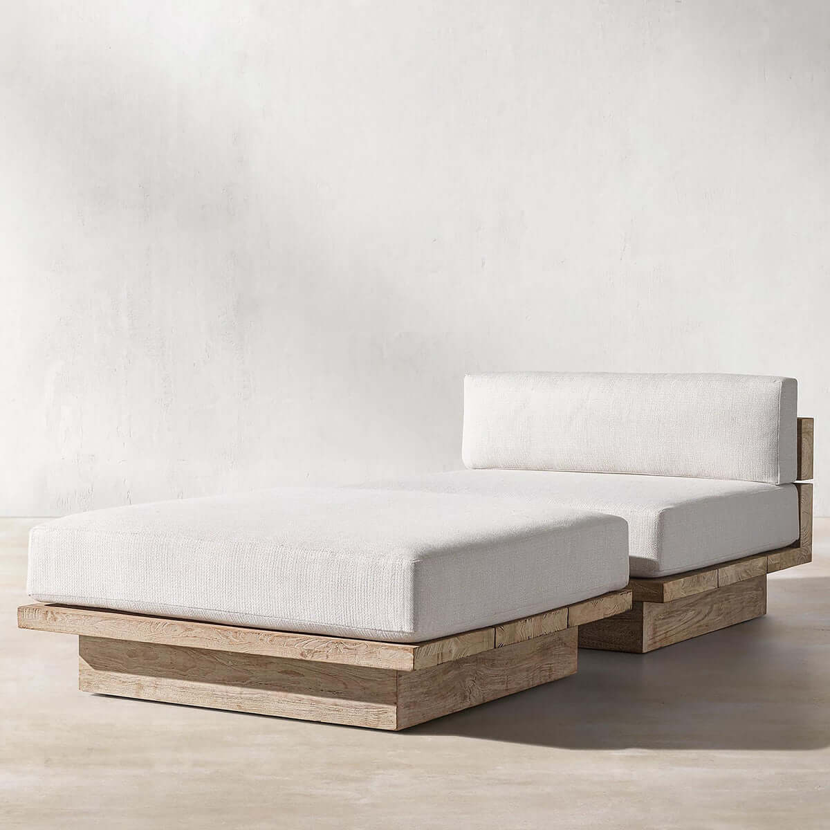 Menorca Island Teak Mocha Ottoman-2