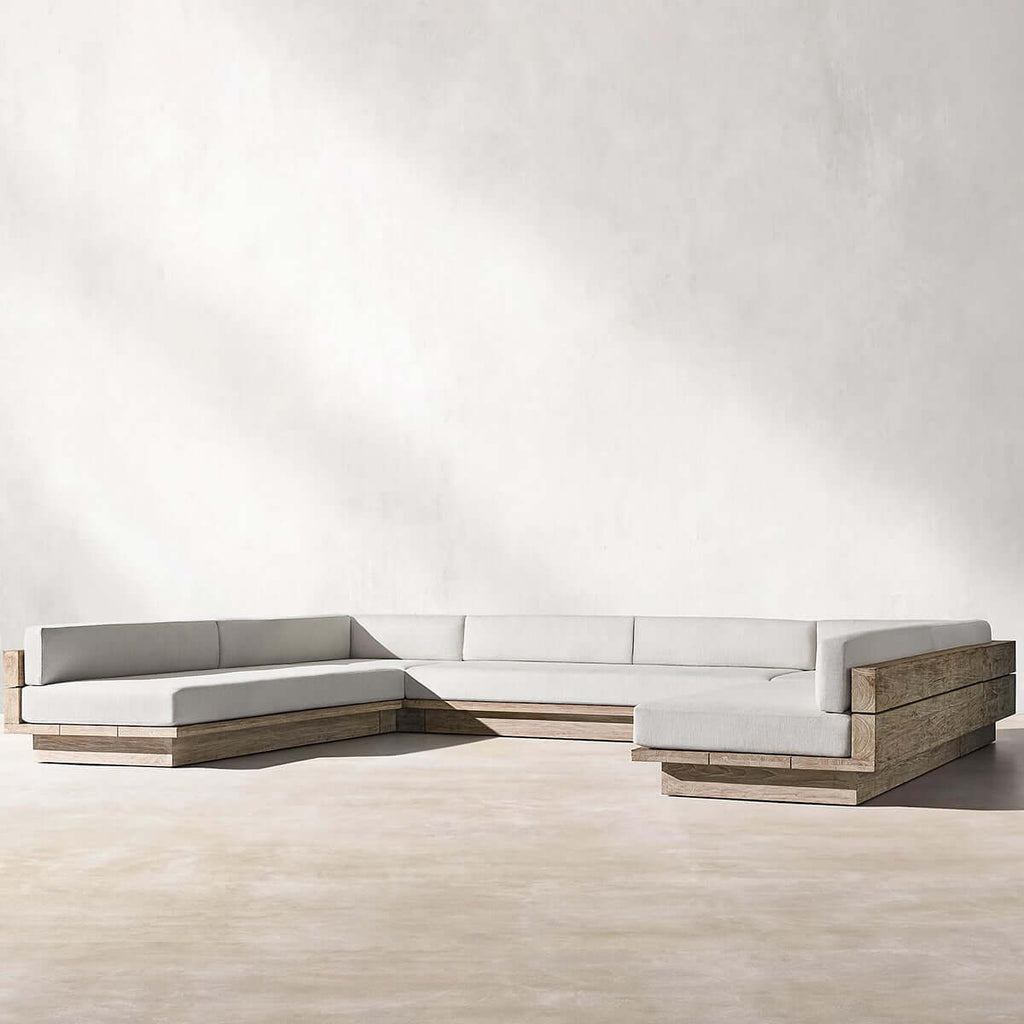 Menorca Island Teak Mocha Sofa-2