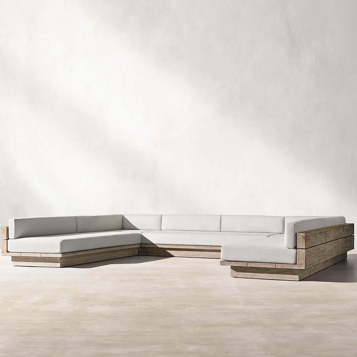 Menorca Island Teak Mocha Sofa-2