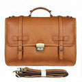 Men's Exquisite Leather Briefcase Shoulder Bag
