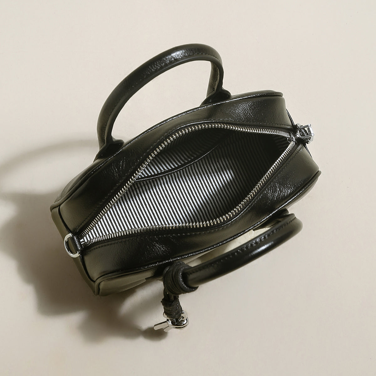 Meredith Leather Boston Top Handle Bag-2