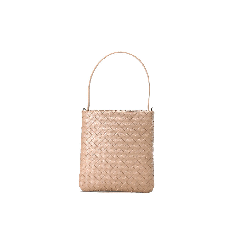 Mini Woven Lattice Tote Bag-0