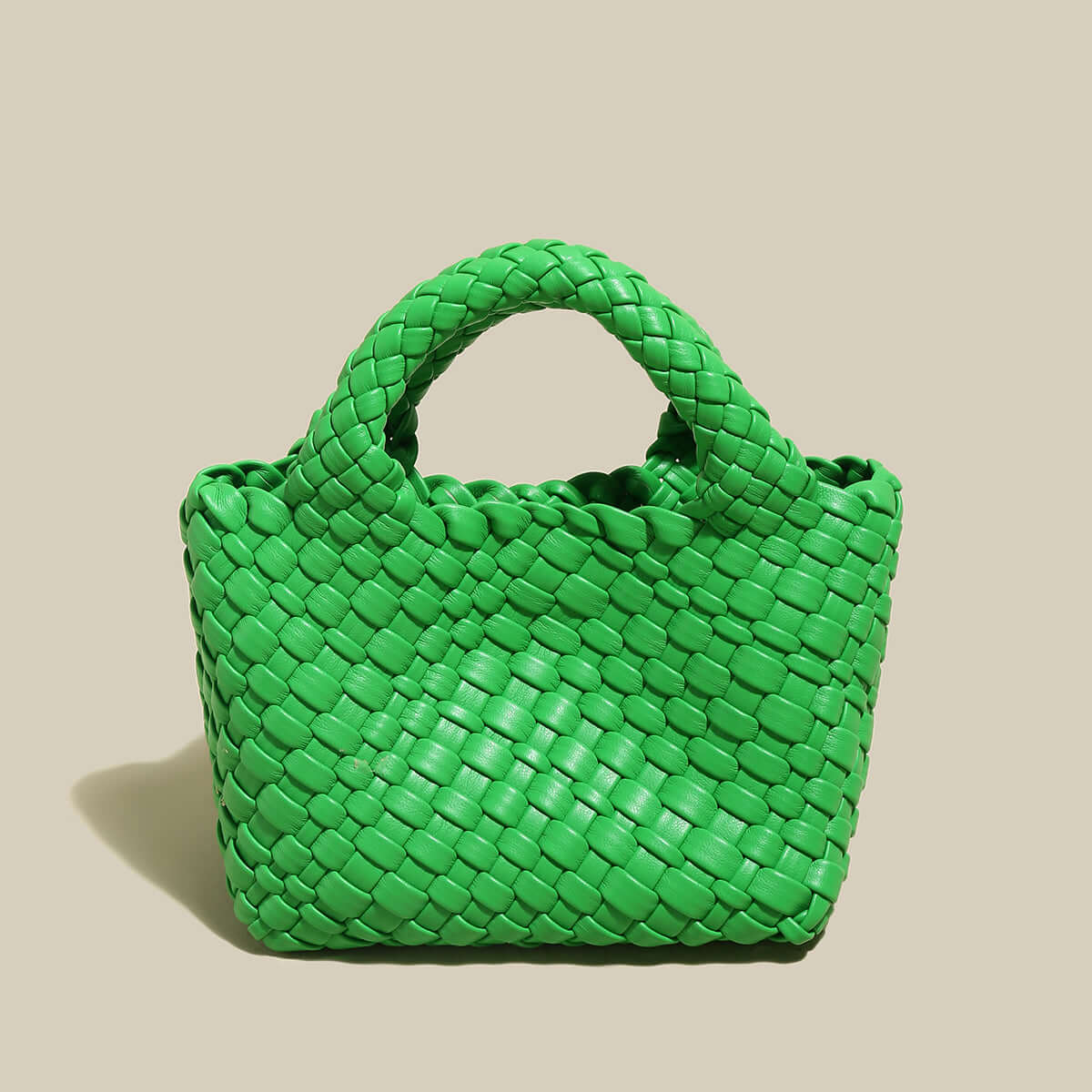 Mini Woven Top Handle Bag-2