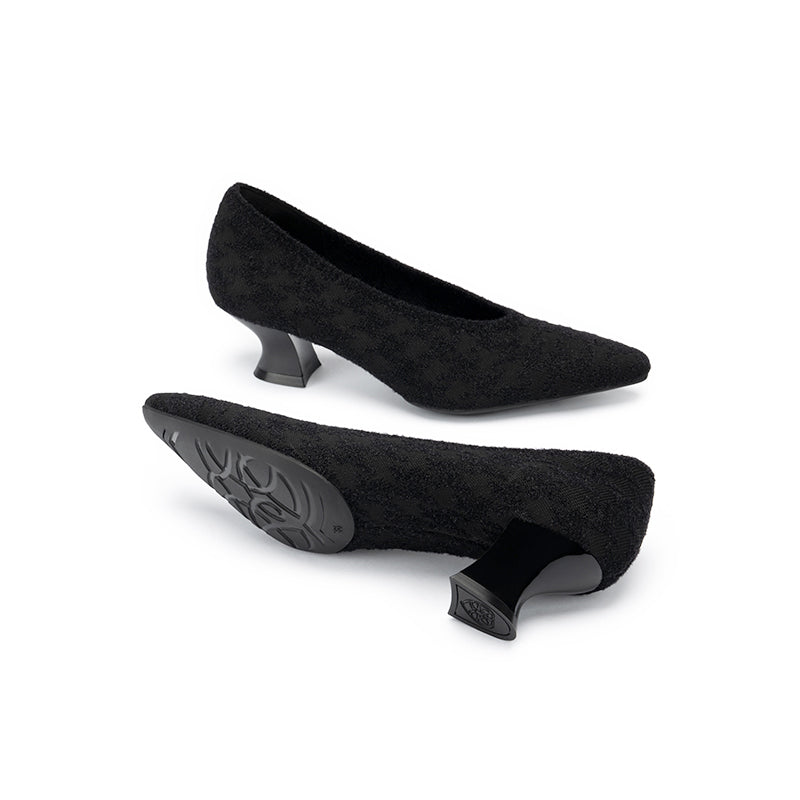 Modern Elegant Block Heel Pumps-3