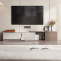 Modern Grey Extendable Entertainment Unit TV Console-0
