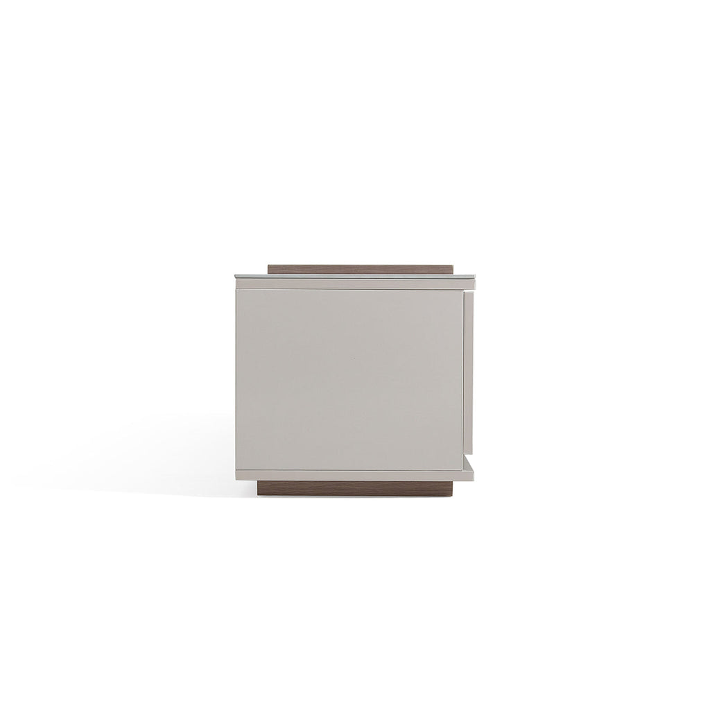 Modern Grey Extendable Entertainment Unit TV Console-1