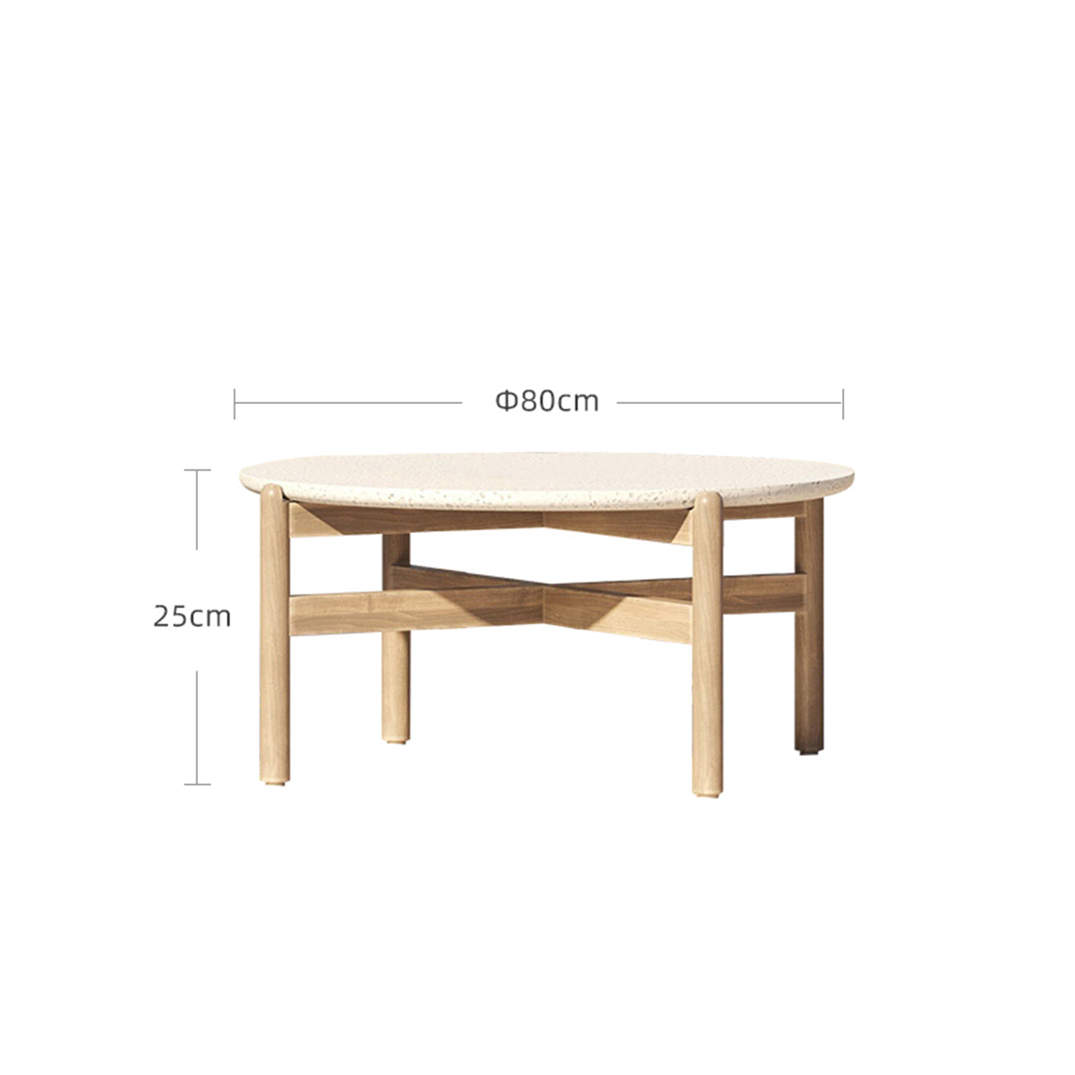 Monte Round Sand Coffee Table-3