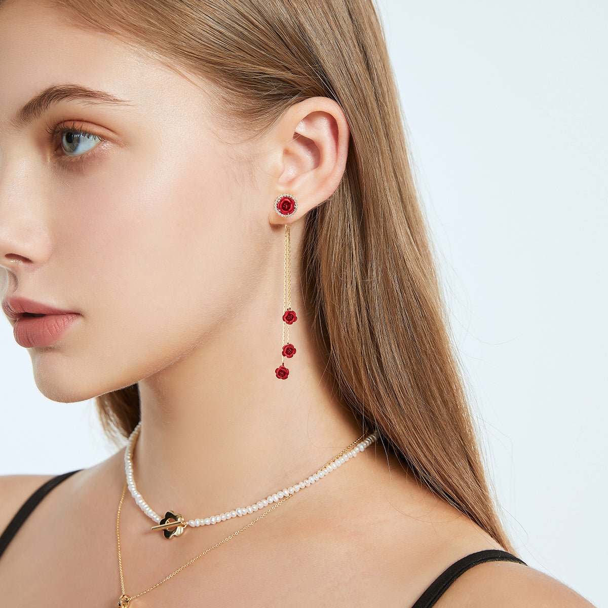 My Rosary Red Earrings-3