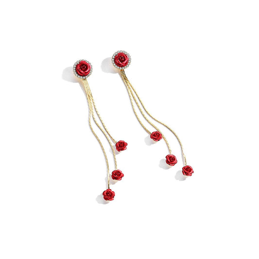 My Rosary Red Earrings-1