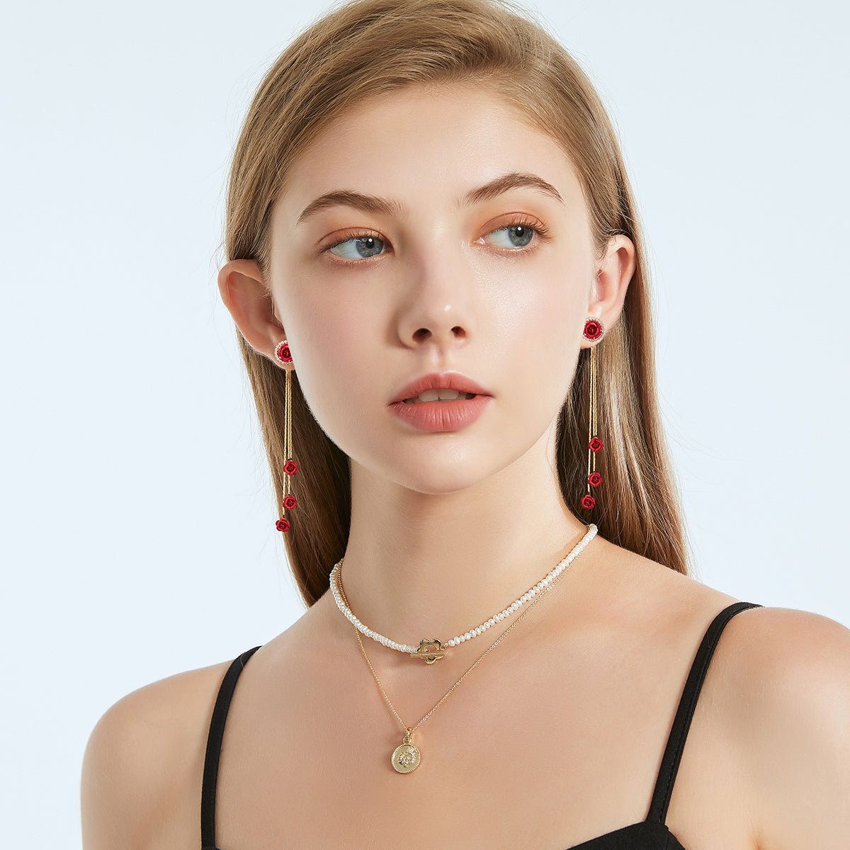 My Rosary Red Earrings-4