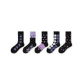 Night Love All-season Women 5pcs Crew Socks Set-0