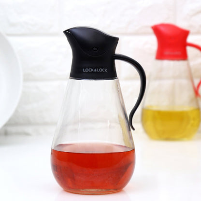 Non-drip Black Oil Dispenser Bottle - Precision Pouring for Your Kitchen-1