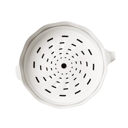 Ocean Wave 30cm White Steamer Basket - Preserve Flavor with Vortex Steaming-1