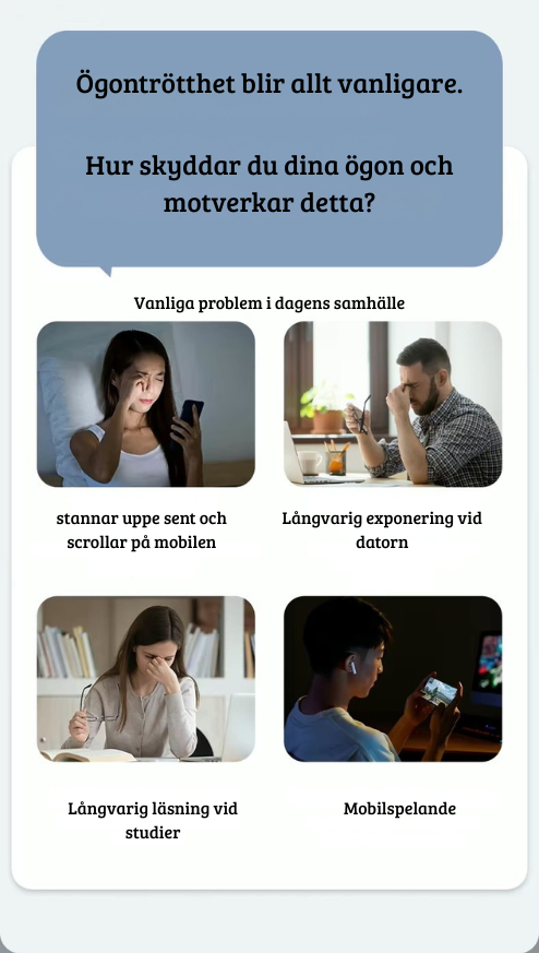 Elektrisk Ögonmassagemask med Värme – Avslappning & Återhämtning