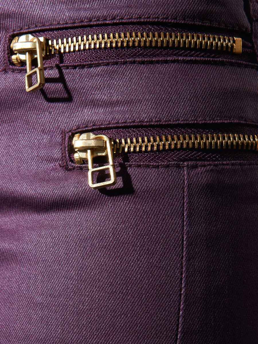 OLIVIA ZIP COATED PANT