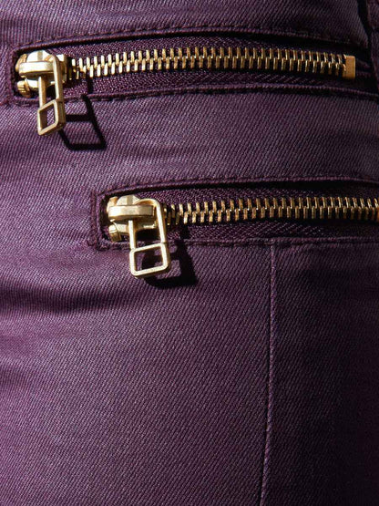 OLIVIA ZIP COATED PANT
