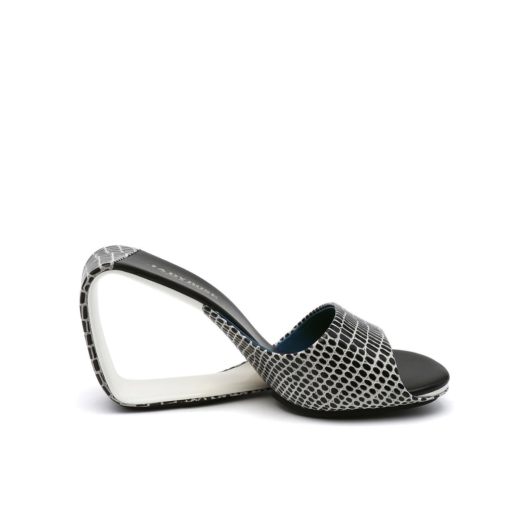 Open Toe Architectural Wedge Sandals-2