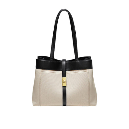 Oregon Metro Leather Buckle Strap Tote Bag-0