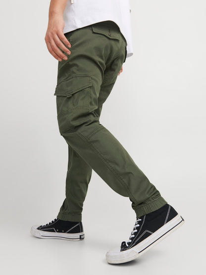 PAUL FLAKE 542 OLIVE CARGO PANT