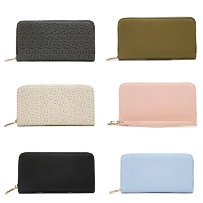 Plånbok Dam – Elegant Plånbok i Läderlook med Kortfack