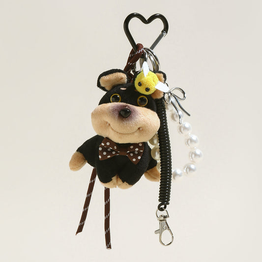 Plushy Dog Bag Charm-0