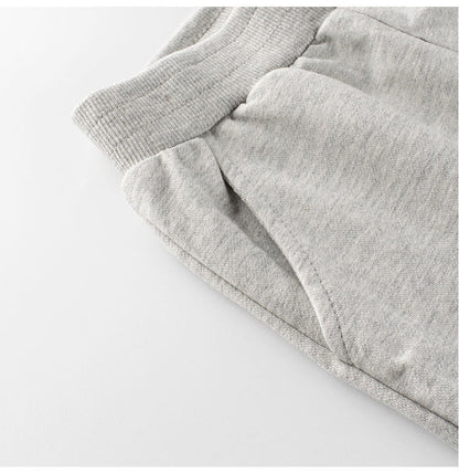 Children Boys Excavator Descending Cartoon Sports Trousers With Pockets