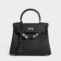 Queens Mini Top Handle Leather Bag-0