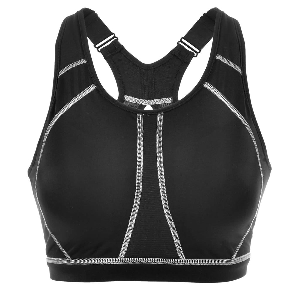 Racerback Wireless Full Coverage Sports Bra-3