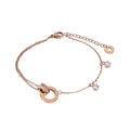 Roman Digitals Rose Gold Bracelet-0