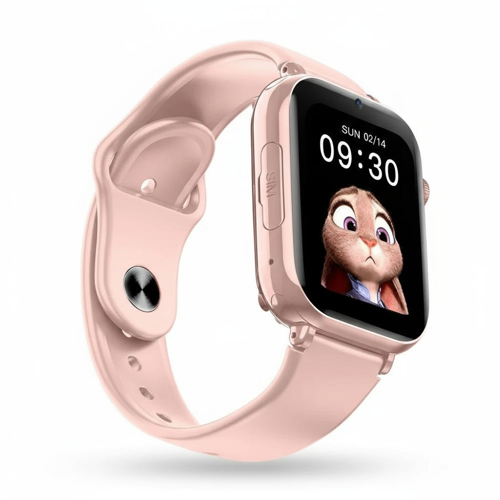 Smartklocka für Barn mit GPS-Benachrichtigung, Videosamt und SOS