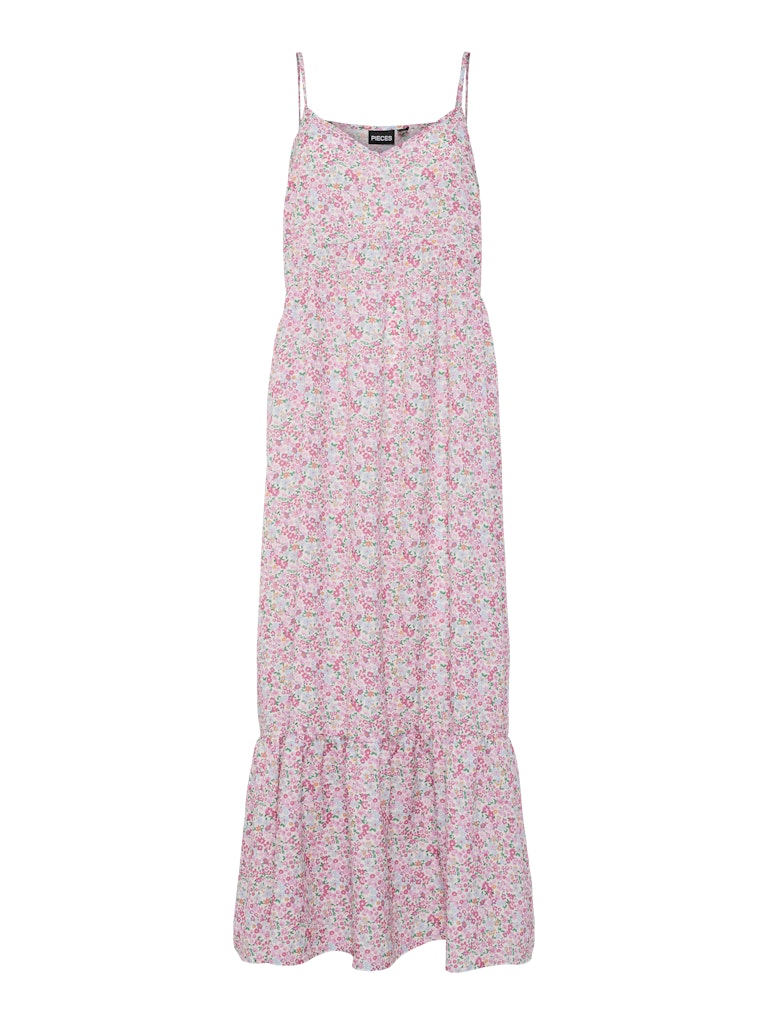 Langes Kleid mit Sade-Trägern