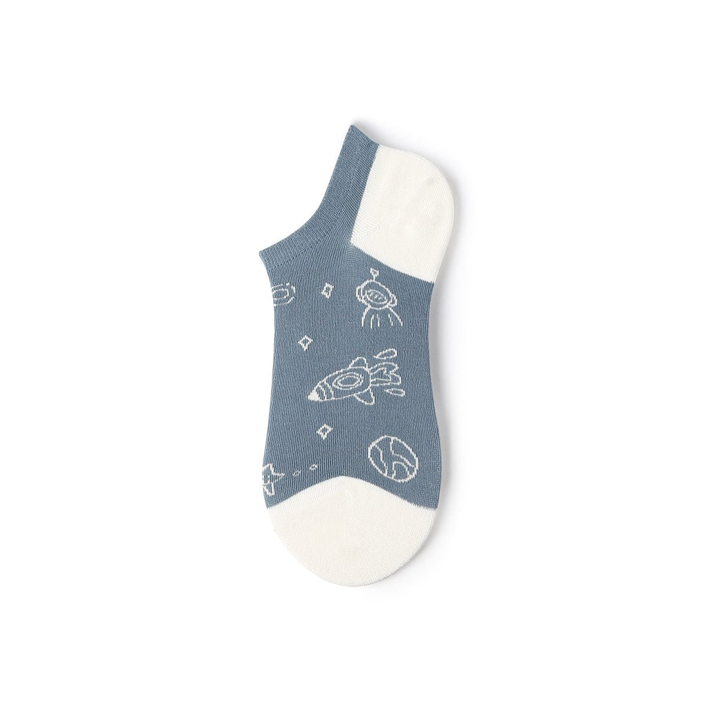 Sci-Fi Game Summer Women 5pcs Ankle Socks Set-4
