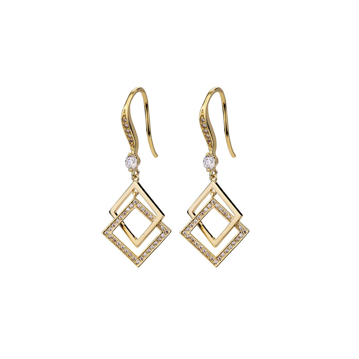 Second Chance Gold Earrings-0