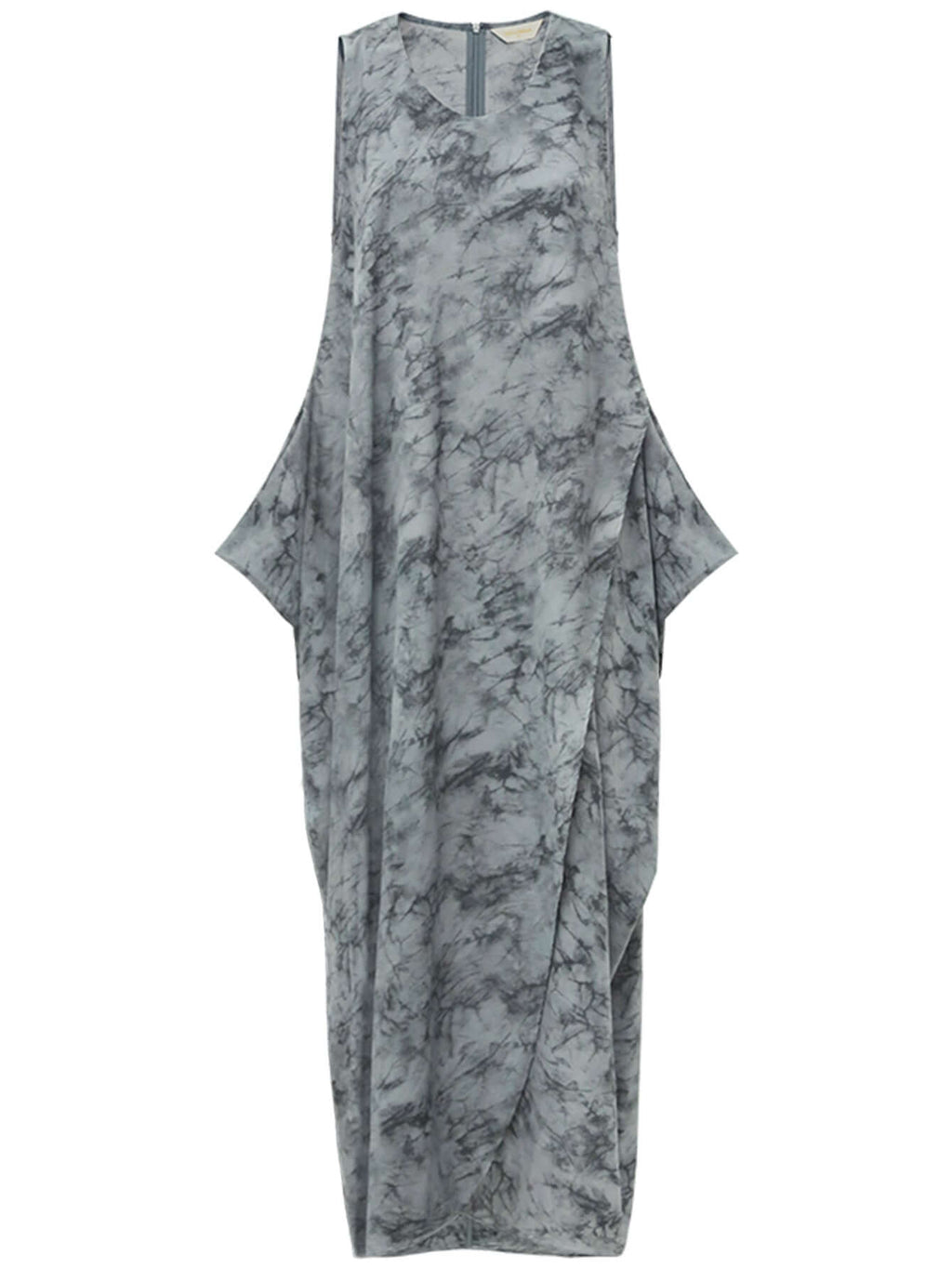 Serene Zen Tie-Dye Print Tank Dress-3