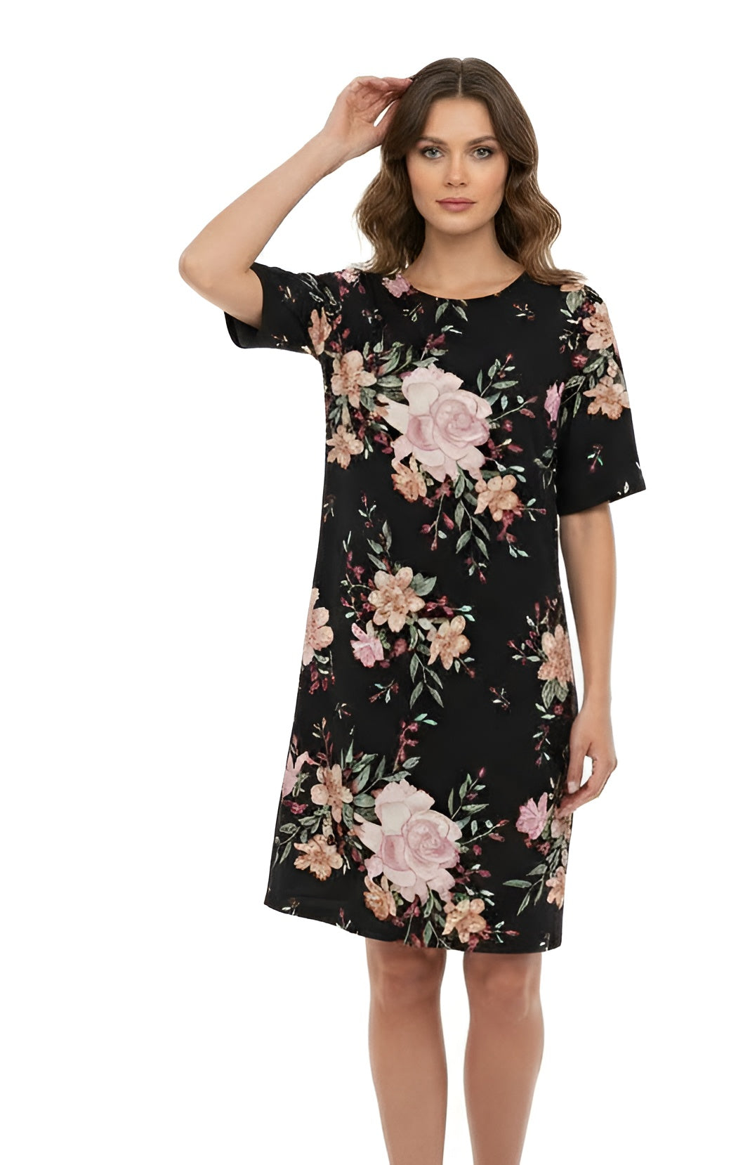 SIMPLY EASY VISC 2/4 KURZES KLEID