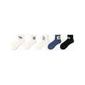 Skateboard Illustrations Summer Unisex 5pcs Low Cut Socks Set-0