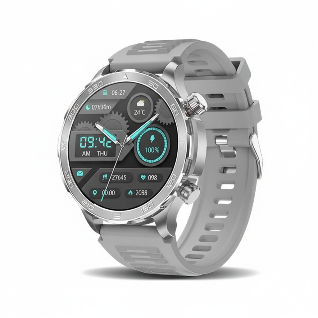 Intelligente Uhr – Bluetooth-kompatibel, AMOLED-HD-Bildschirm, Pulsmessung, NFC, IP68-Unterstützung, GPS