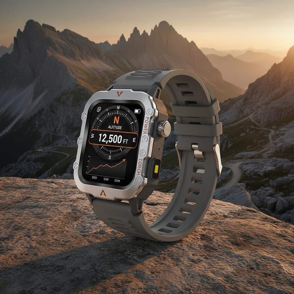 Smartwatch mit GPS und Pulsuhr – Sportuhr
