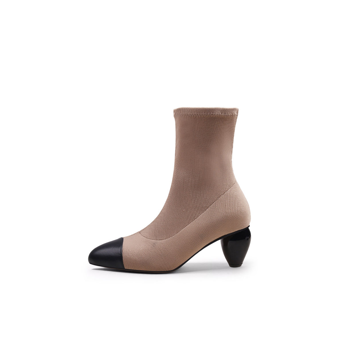 Sock Boots with Spiral Heels-5