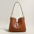 Stylish Scallop Leather Tote Bag-0
