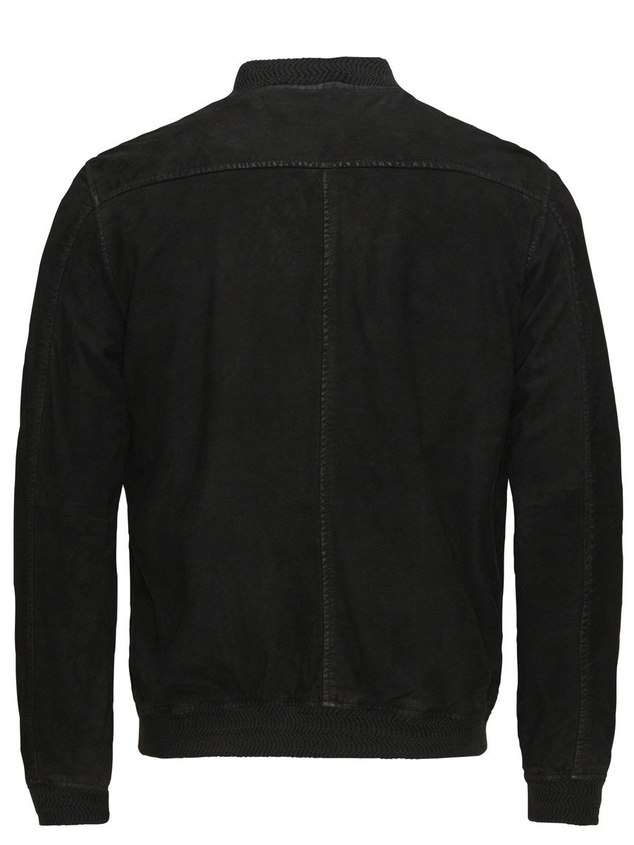 SUEDE BOMBER