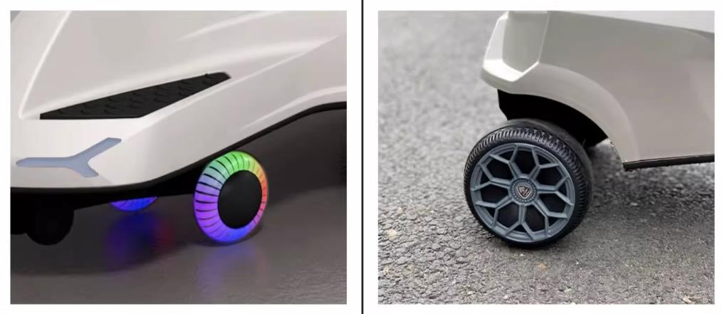 Super Racing 2-4Yrs Charcoal Swing Car With Music-4