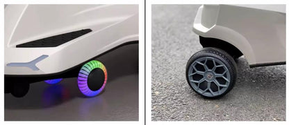 Super Racing 2-4Yrs Charcoal Swing Car With Music-4