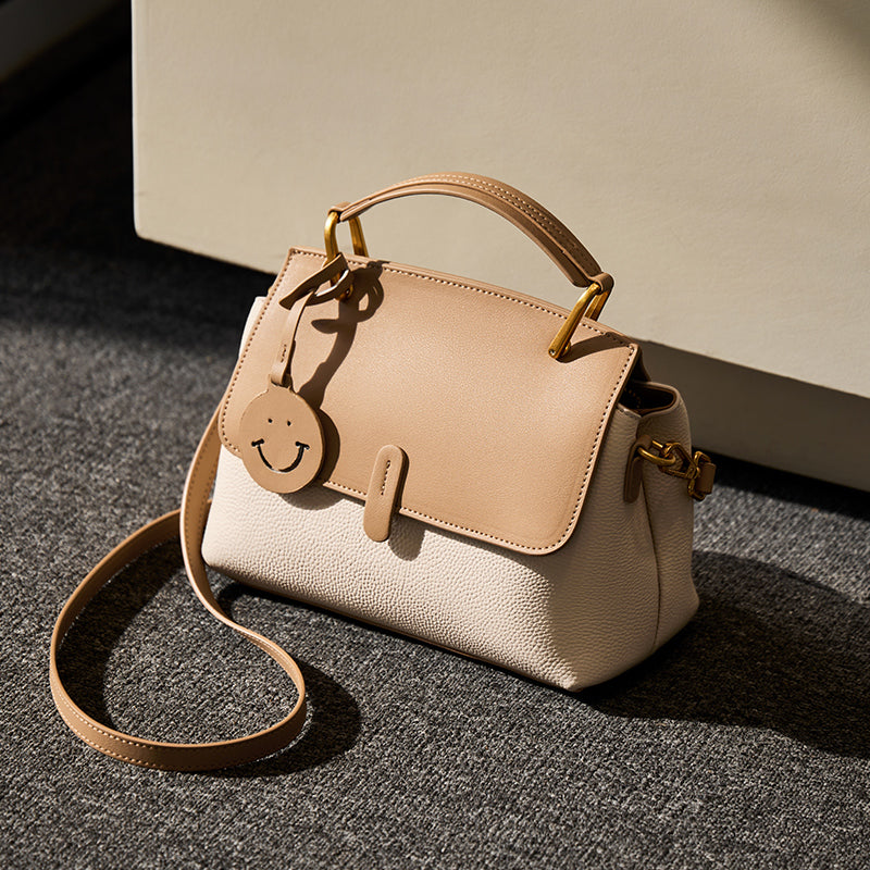 Supple Work Leather Satchel Bag-3