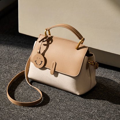 Supple Work Leather Satchel Bag-3