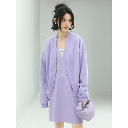 Sweet Relaxed Fit Lavender Cardigan-0