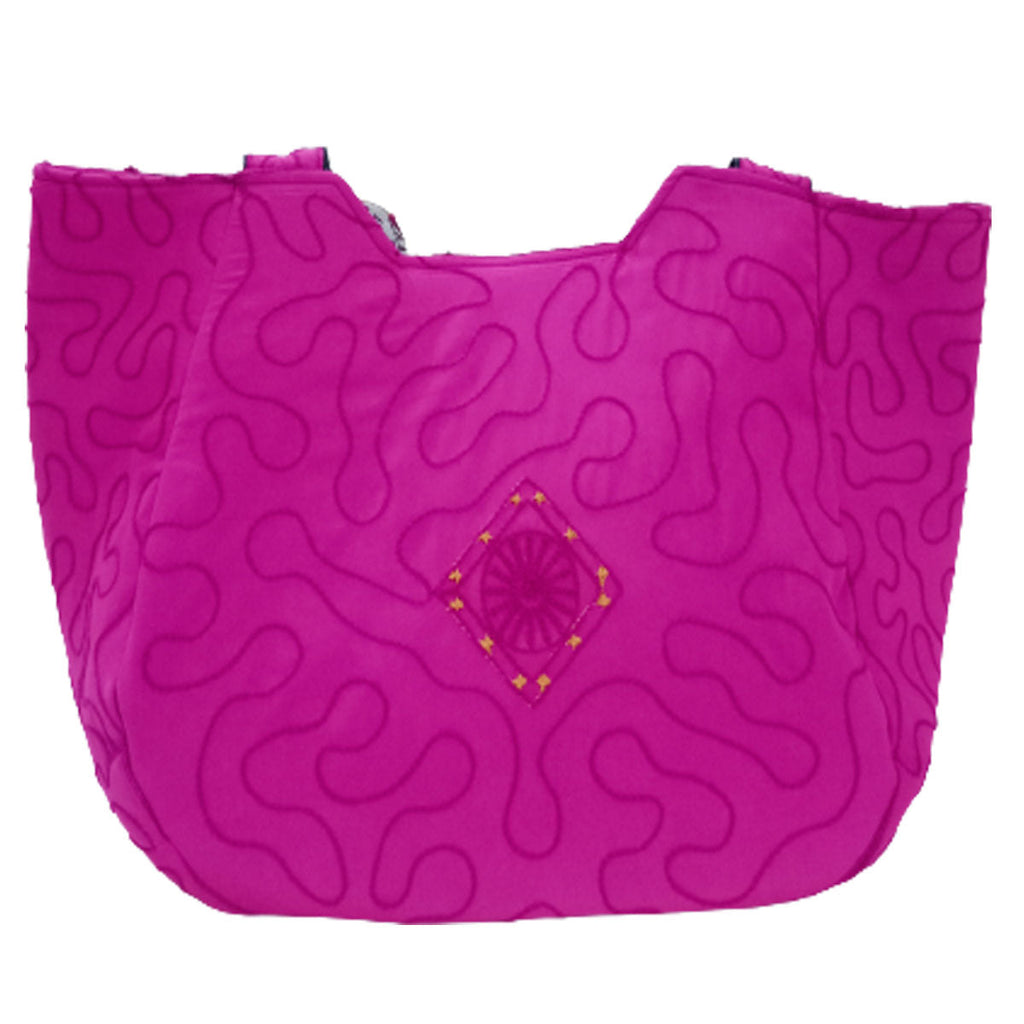 Handmade Antique Jazzberry Jam Tote Bag-4