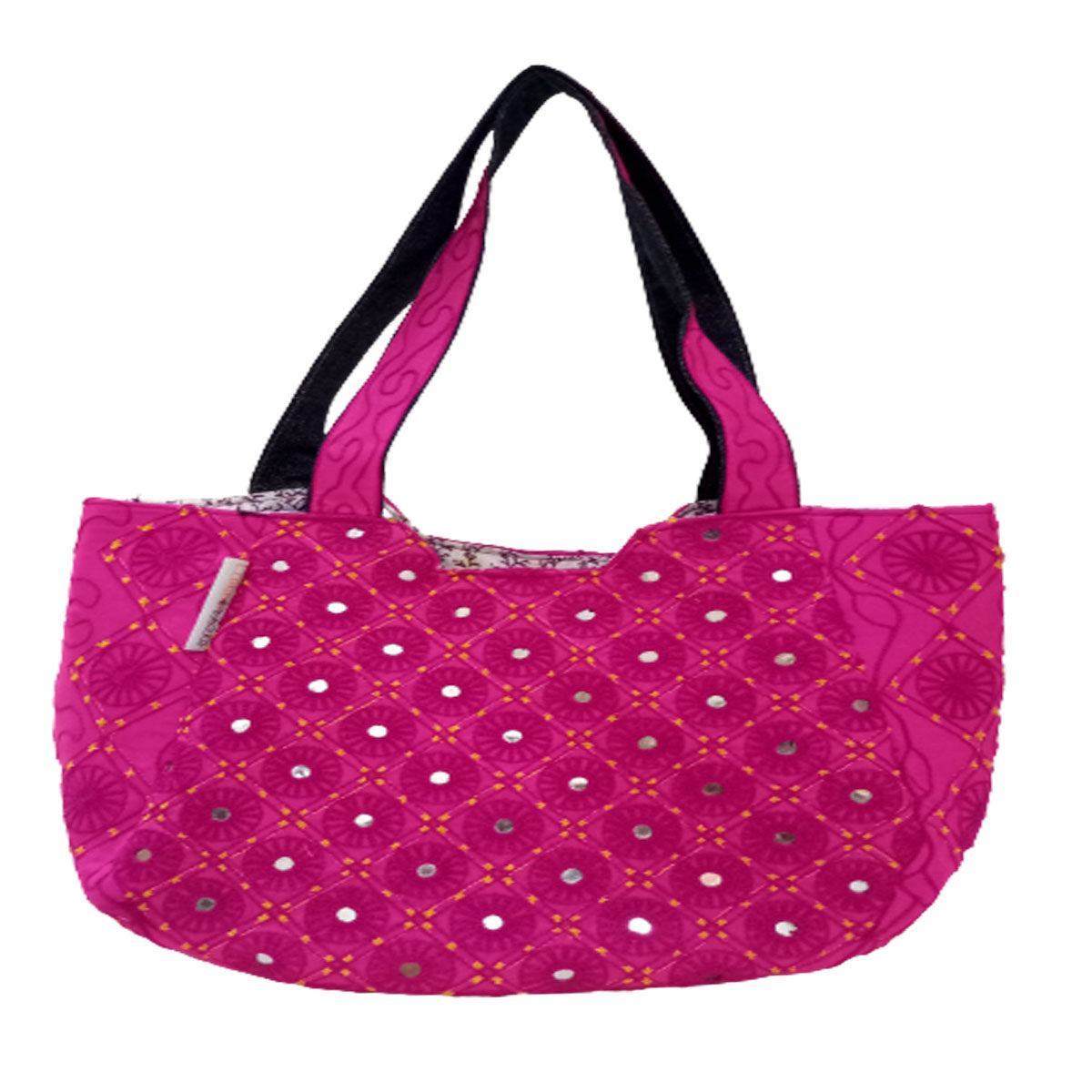 Handmade Antique Jazzberry Jam Tote Bag-0